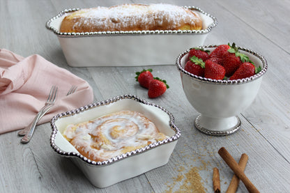 PPB Silver Salerno - Small Footed Bowl (2693W)