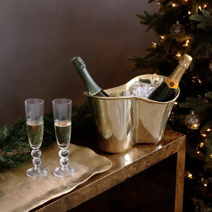 Sierra Modern - Double Ice Bucket - Gold