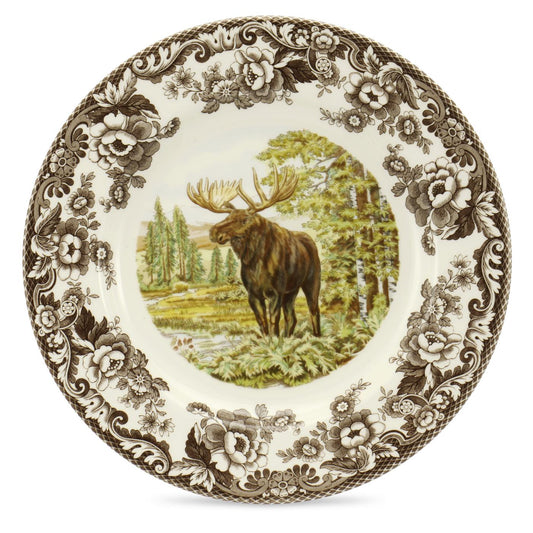 SPD Woodland - Dinner Plate 10.5" - Moose