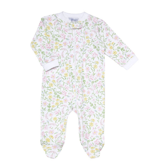 Berry Wildflowers - Zipper Footie -