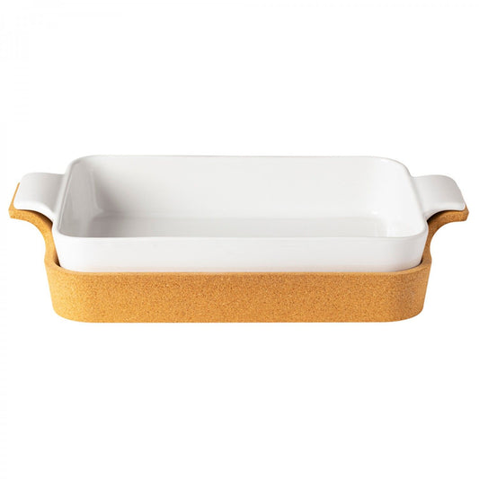 Rectangle Baker with Cork Tray 16"