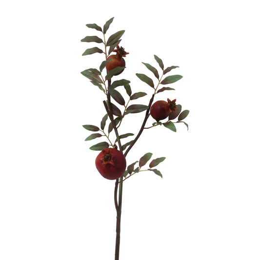 WWF Dried Pomegranate Branch 28"