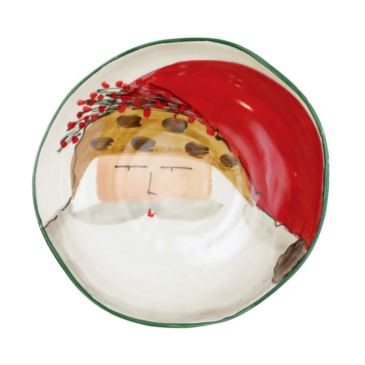 VTR Old St. Nick - C. Animal Hat - Pasta Bowl 8.25"