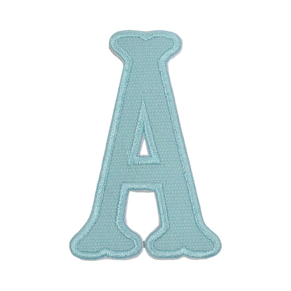 Letter Appliques - Lake Blue Canvas