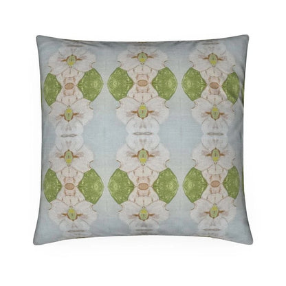 Flowering Dogwoods Light Blue Pillow
