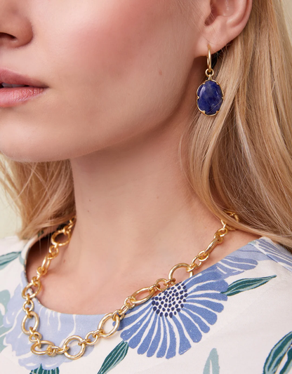 DeVaul Gold Chain Toggle Necklace