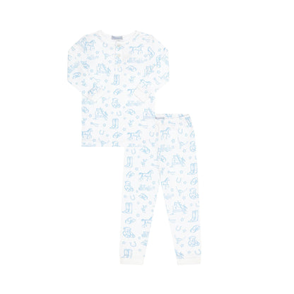 Lone Star Toile - Two Piece Pajamas