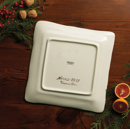 ATI Natale - Square Signed Platter 13.5"