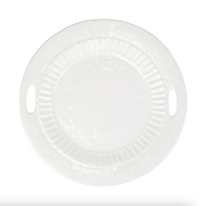 VTR Pietra Serena - Handled Round Tray 16.5"