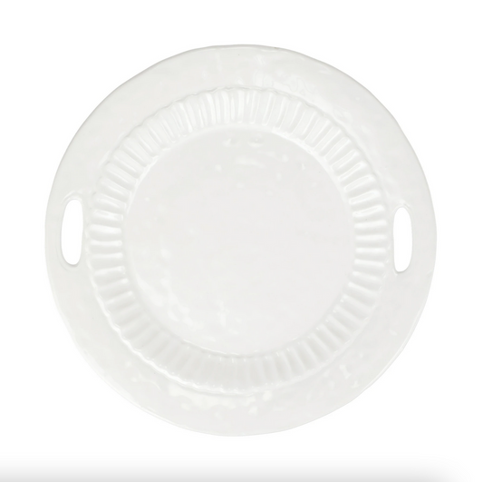 VTR Pietra Serena - Handled Round Tray 16.5"