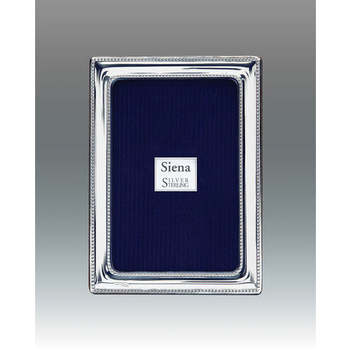 SNA Sterling Frame - Double Beaded - 5x7 - (1814-57)