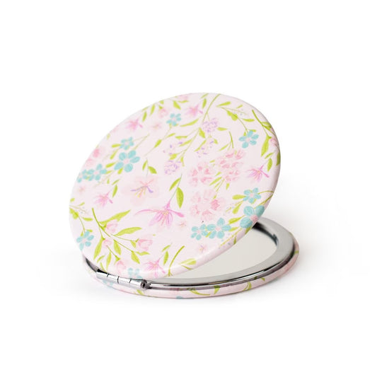 Willow Pocket Mirror - Pink