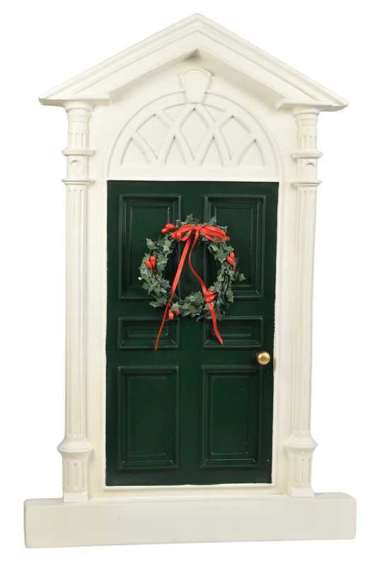 BYC Green Door W/ Wreath