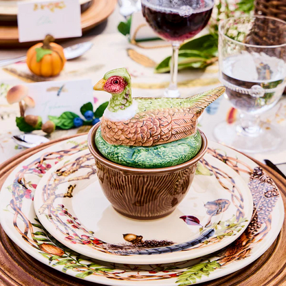 Forest Walk - Animal Bowl with Lid - Pheasant 9oz