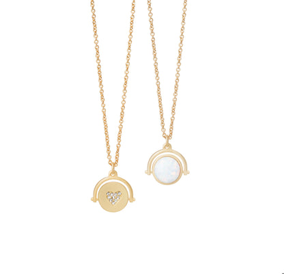 Sea La Vie - To The Moon Back Reversible Necklace