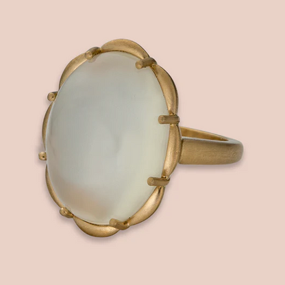 EFJ R - Margot in Moonstone, 18ktYG, 18.09ct - 7