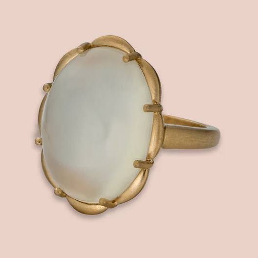 EFJ R - Margot in Moonstone, 18ktYG, 18.09ct - 7