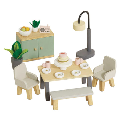 LTV Wooden Doll House Furniture - Dining Room