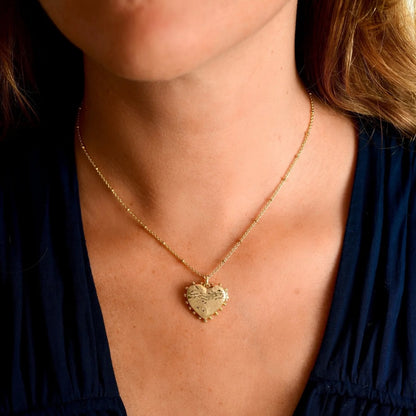 Heart - Large Locket Necklace