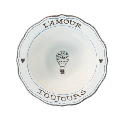 JLK L'Amour Toujours Cereal/Ice Cream Bowl 7.5"