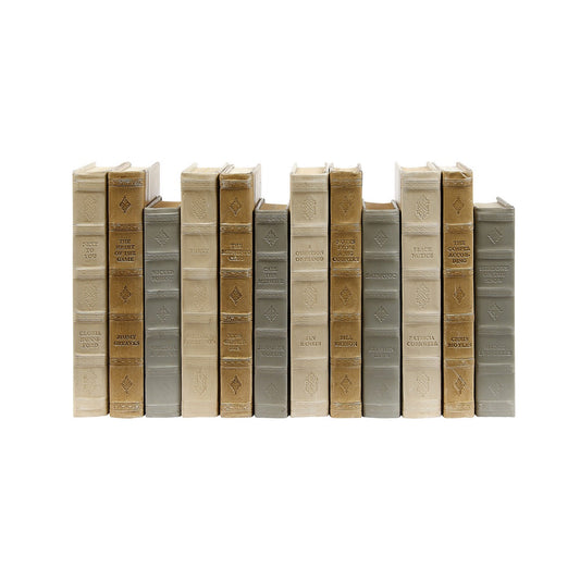E.L English Fine Leatherbound Books - 12 Volume