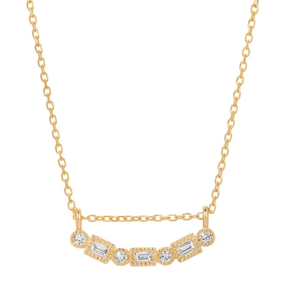 JKD N - Diamond Fusion Necklace; 14kt YG