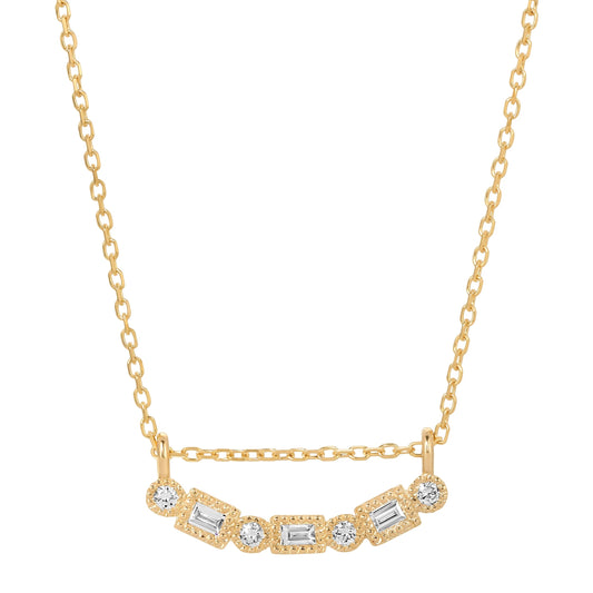 JKD N - Diamond Fusion Necklace; 14kt YG