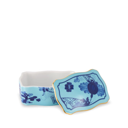 Tesori Collection - Iris - Small Rectangle Trinket Box 4"