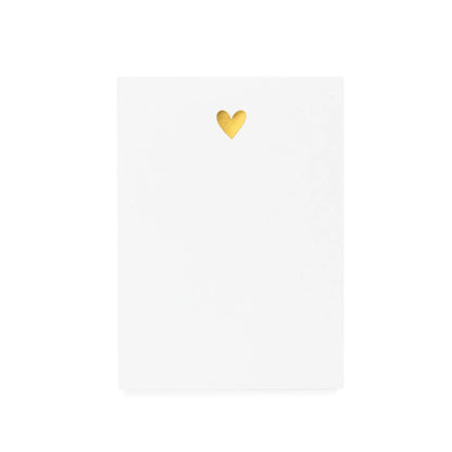 SGP Mini Notepad - Gold Heart