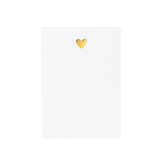 SGP Mini Notepad - Gold Heart