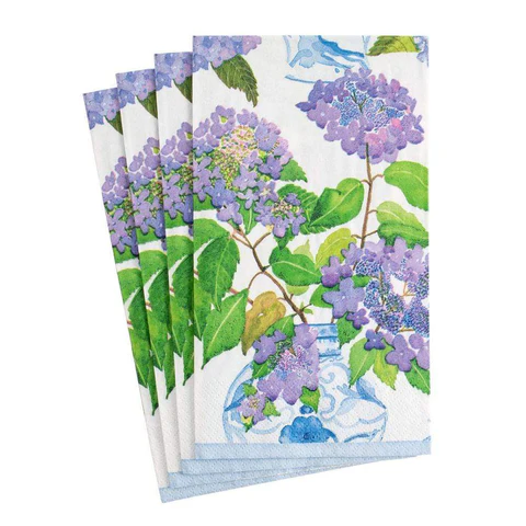 Hydrangeas & Porcelain Guest Towels