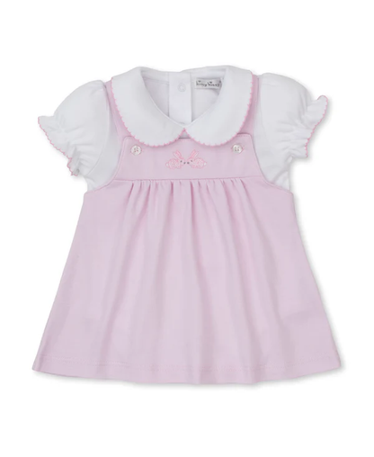 Springtime Bunny Fun - Jumper Set - Pink & White