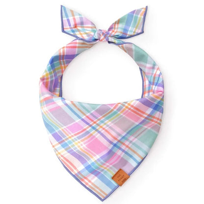 Pet Bandana - Blooming Plaid