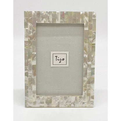 Mother of Pearl Frame - White