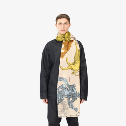 Scarf 100 - Astrology - Multicolor