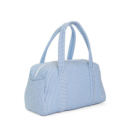 Quilted Grande Duffel - Pimlico Stripe - Chambray