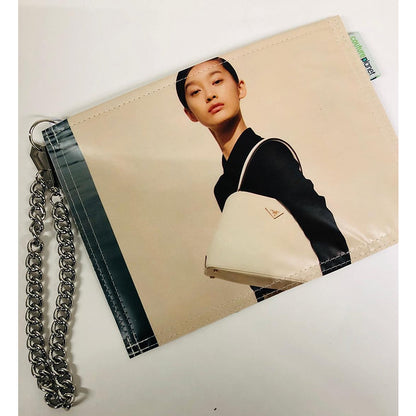 Lauren Wristlet - Prada Pursue Gold Lame