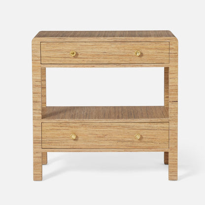 Parson Nightstand in Natural Hemp 30x18x30