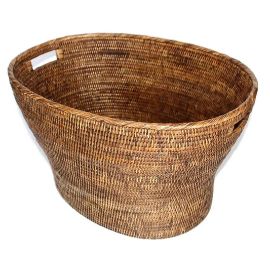 Oval Family Basket - Antique Brown