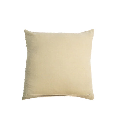Bone Suede Rattan Pillow 22x22
