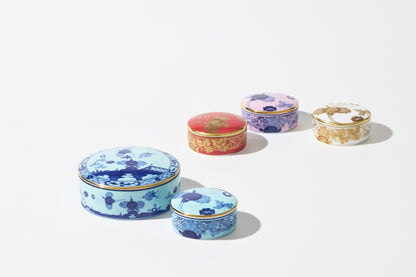 Tesori Collection - Iris - Small Round Trinket Box 3.2"