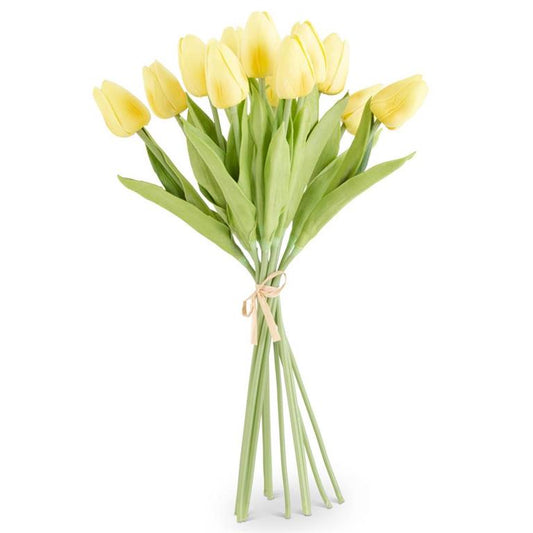 Light Yellow Mini Tulip Bundle - 13"