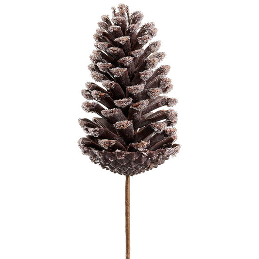 ASF Pine Cone Pick - Brown/Grey - 9"