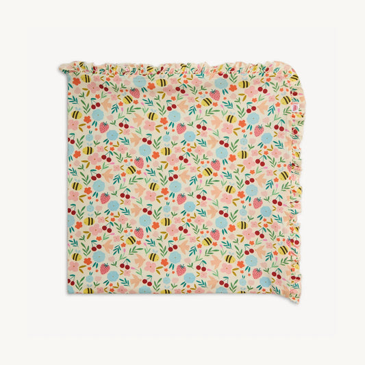 Honey Blossom - Ruffle Blanket
