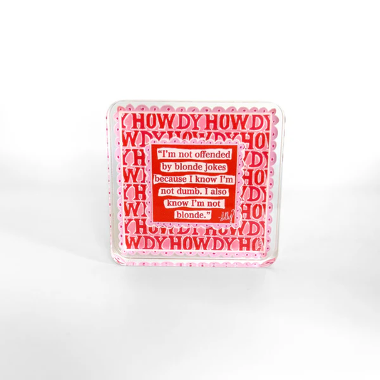 Blonde Jokes Block - 2.8"
