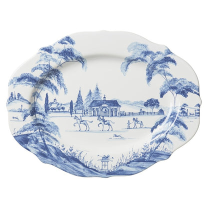 Country Estate - Delft Blue - Serving Platter 15"