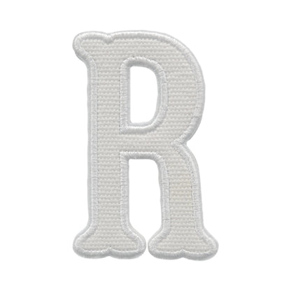 Letter Appliques - White Canvas