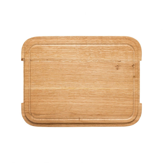 Oak Wood Cutting Board/Lid for Rectangle Baker 16"
