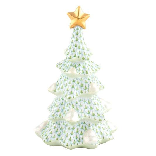 HND Figurine - Medium Christmas Tree - Key Lime