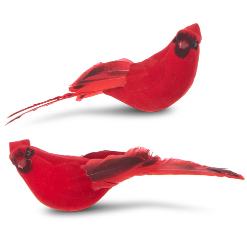 RZI Single Clip On Cardinal Ornament 7"